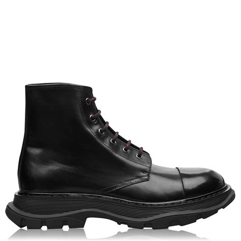 alexander mcqueen mens boots sale|alexander mcqueen flat boots.